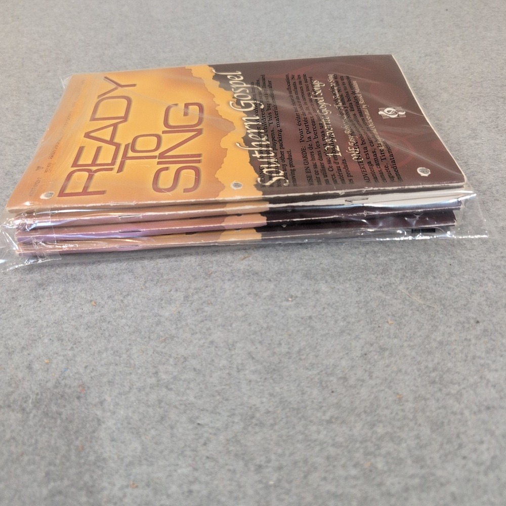 Lot of 4 Ready to Sing Southern Gospel SATB Choral Music Book Russell Mauldin - Picture 2 of 4